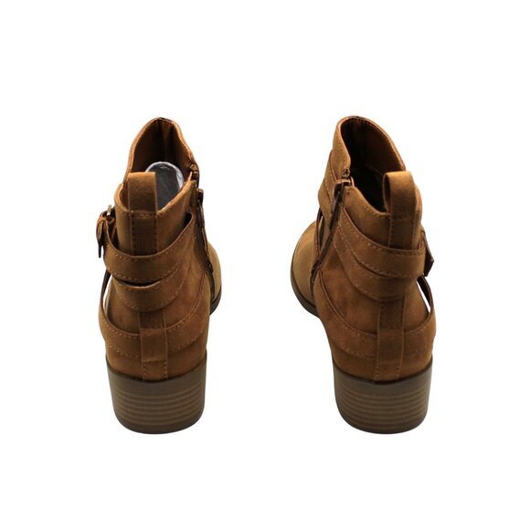 Sun + Stone Womens Saandis Microsuede Zip-up Ankle Boots - Picture 8 of 8